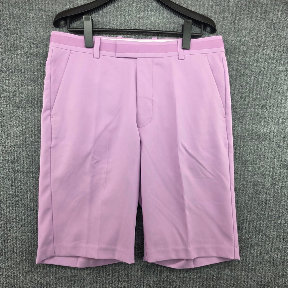 G/FORE Mens Performance Golf Shorts Lavender Purple Size 32 Stretch Flat Front